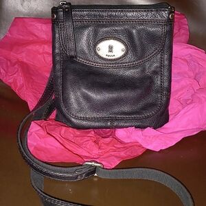 Fossil leather Cross Body Bag Exc, clean orig owner